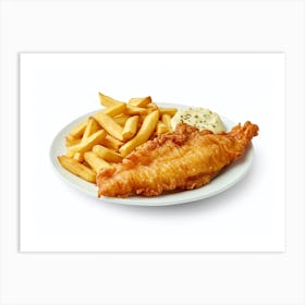 Fish And Chips 17 Art Print