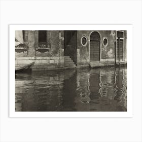 Reflections Venice (1894), Alfred Stieglitz Art Print