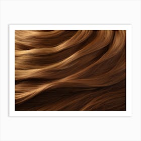 This Luxurious Hair Texture Exudes Elega 1 Art Print