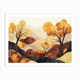 Autumn Landscape Art Print