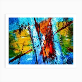 Acrylic Extruded Painting 133 Art Print