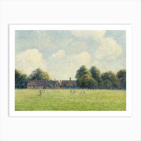 Hampton Court Green (1891), Camille Pissarro Art Print