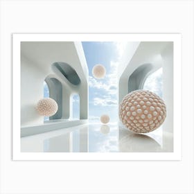 Spheres In Space Art Print