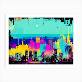 New York City Skyline 85 Art Print