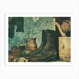 Old Boots Art Print