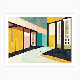 London Street  Art Print