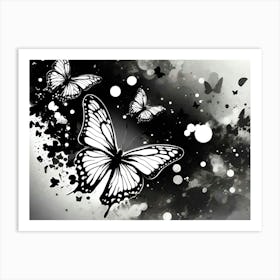 Butterfly Painting 74 Art Print