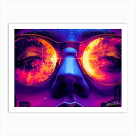 Solar Viewer - Eclipse Glasses Art Print