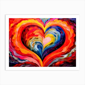 Heart Of Love 2 Art Print