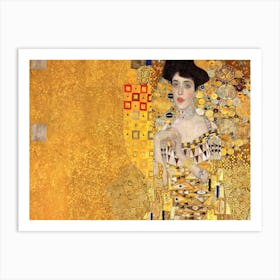 Gustav Klimt'S 'The Kiss' Art Print