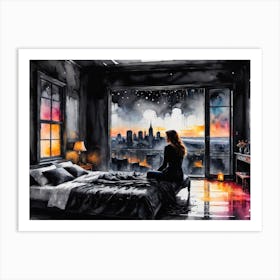 Dark City Art Print