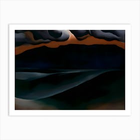 Georgia O'Keeffe - Storm Cloud Lake George, 1923 Art Print