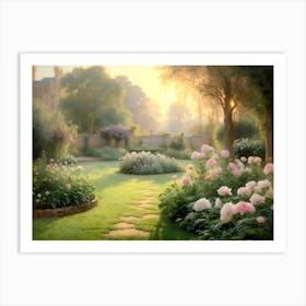 Morning Light In Kings Garden Art Print