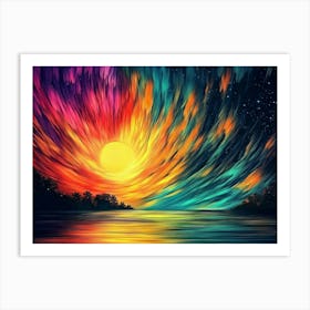 Colorful Abstract Painting Art Print