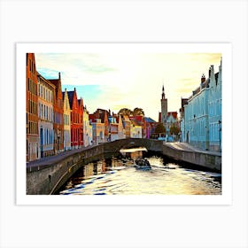 Canals In The City Art Print