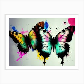 Butterfly Painting 193 Art Print