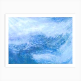 Storm Tossed Waves Art Print