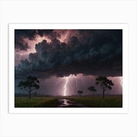 Lightning Storm 7 Art Print
