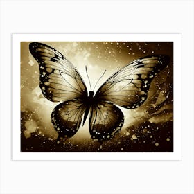 Butterfly In The Sky 3 Art Print