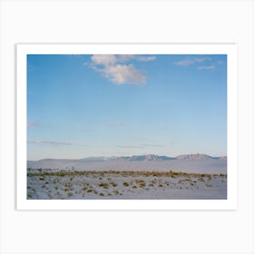 White Sands New Mexico Sunrise III on Film Art Print