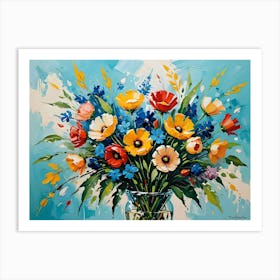 Flowers In A Vase Art Print