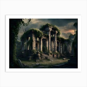 Ruins Of An Ancient City Art Print