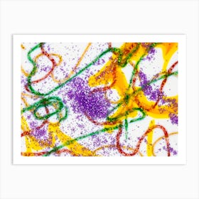 New Orleans Mardi Gras Art Print