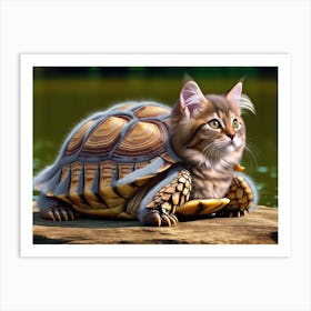 Turtleitten Art Print