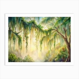 Mossy Swamp Art Print