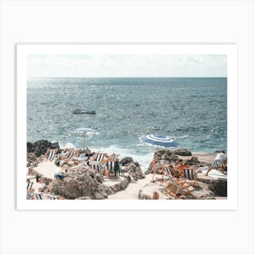 La Fontelina Beach Club, Capri Italy Art Print