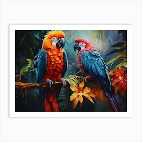 Feathered Harmony Art Print