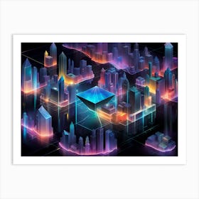 Futuristic Cityscape 26 Art Print