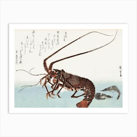 Lobster And Prawn, Utagawa Hiroshige Art Print