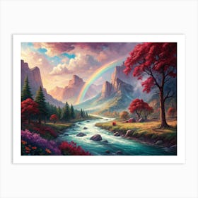 Rainbow River Art Print