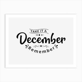 December Art Print