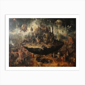 Contemporary Artwork Inspired By Hieronymus Bosch 1 Art Print