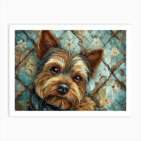 Yorkshire Terrier Fine Art Portrait 1 Art Print