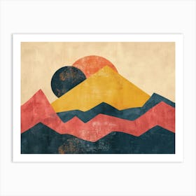 Mountains In The Sky 8 Art Print