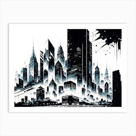 Cityscape 31 Art Print