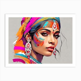 Exotic Beauty Artwork 22 Art Print