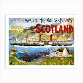 Western Highlands And Islands Of Scotland Art Print