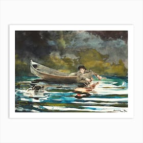 Sketch for Hound and Hunter (ca. 1891–1892), Winslow Homer Art Print