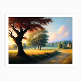 Country Road 8 Art Print