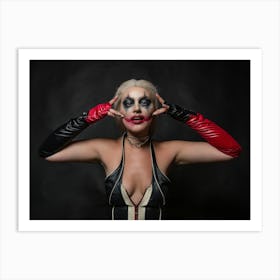 Harley Quinn Lady Gaga Art Print