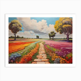 Colorful Road Art Print