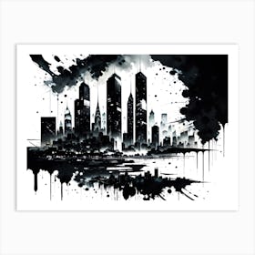 Cityscape 48 Art Print