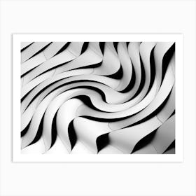 Abstract Wave Pattern Art Print