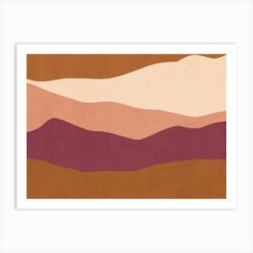 Abstract Landscape - Tc01 Art Print