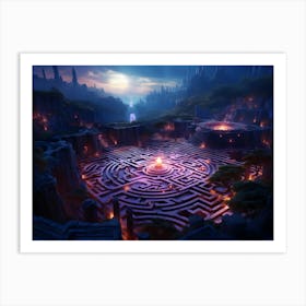 Mad Maze Art Print