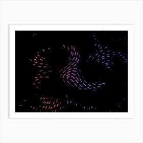 Abstract Light Pattern Art Print